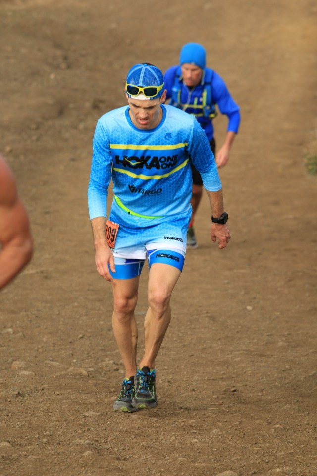 Climb out of Muir Beach. At least it wasn't muddy.