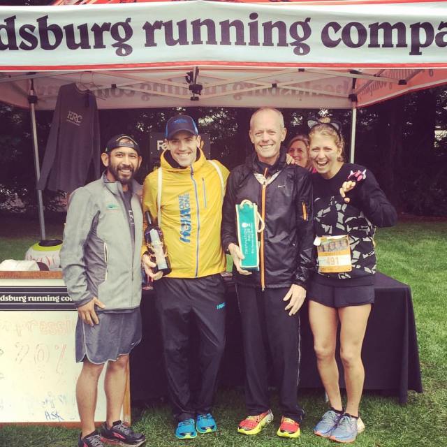 With the HRC gang. Local boys bringing home the bottles of vino! 