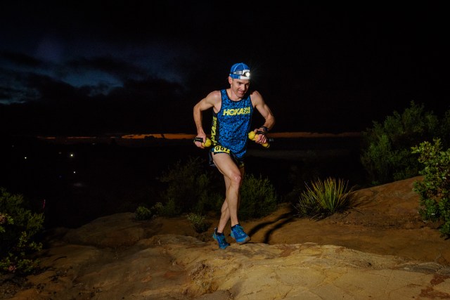 Pre-dawn running on one of my favorite parts of the course. Photo Credit: Howie Stern
